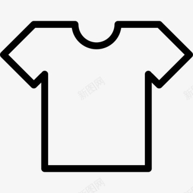 条纹T恤T恤弹性服装成衣图标图标