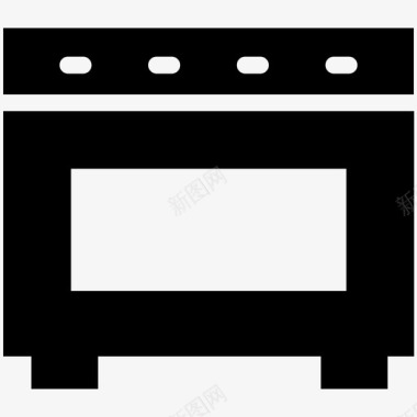 煤气灶炉灶煤气灶电子冷标图标图标