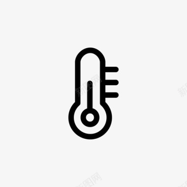 温度测量温度计温度精确图标图标