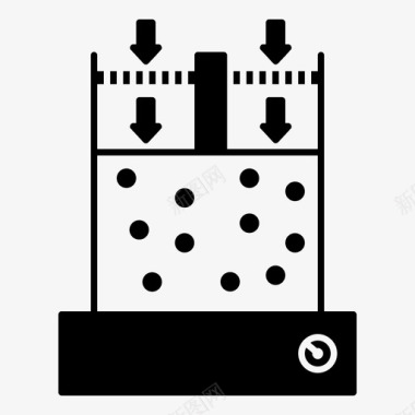 压力压力科学标记图标图标