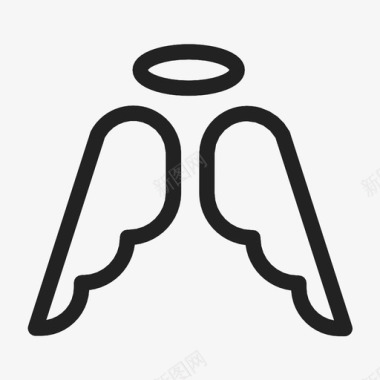天使之翼图标图标