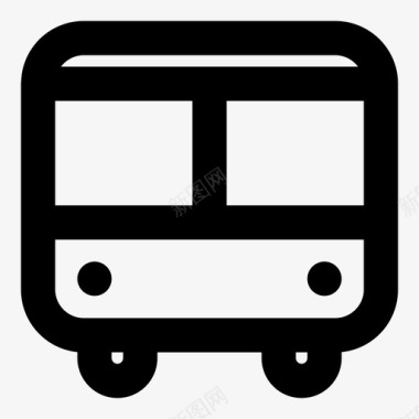 通勤公共汽车汽车城市图标图标