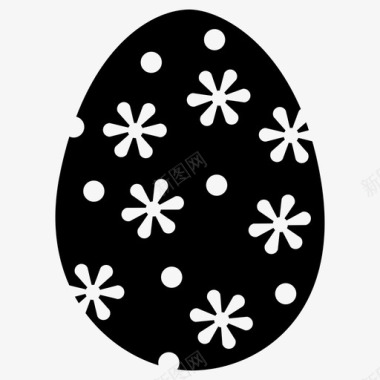 复活节彩蛋伤感时尚图标图标