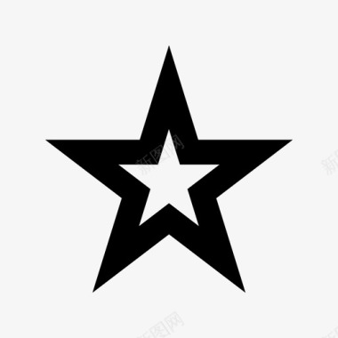 明星闪耀品质标志图标图标