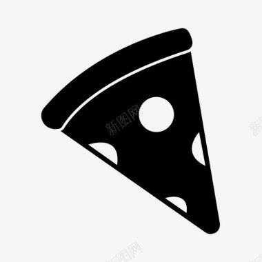 披萨美式奶酪图标图标