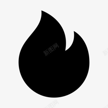 火焰矢量火篝火燃烧图标图标