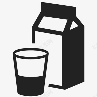 牛奶饮用水纯净水图标图标