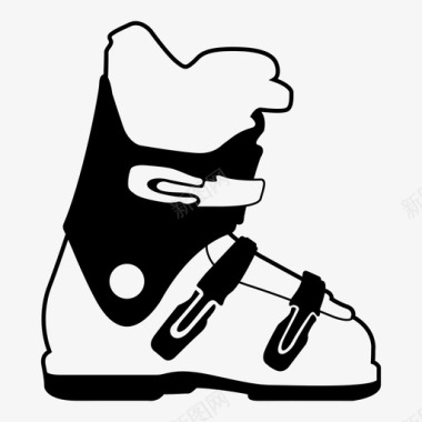 采购产品滑雪靴滑雪附件滑雪鞋图标图标