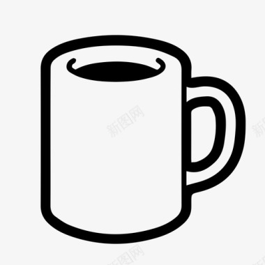 享受每一个早晨马克杯咖啡杯子图标图标