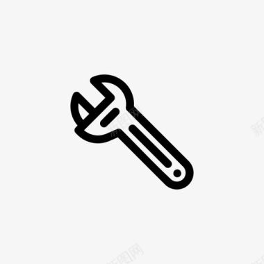 钥匙工具拧开活接头图标图标