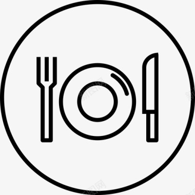餐具餐桌食物图标图标