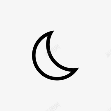 月亮派夜空图标图标