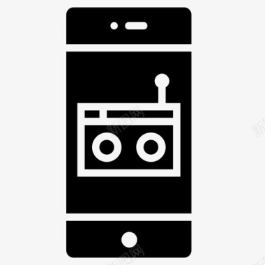黄金沙滩收音机录音机nope图标图标