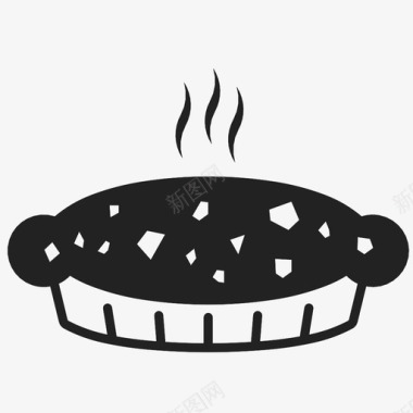煎饼锅热蛋糕锅馅饼聚会图标图标
