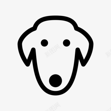 狗鼻子哺乳动物图标图标