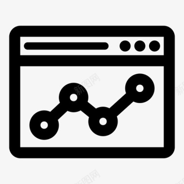 侧脸插图浏览器统计internet信息图标图标