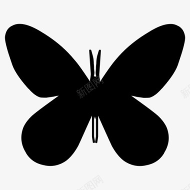 蝴蝶变身飞蛾图标图标