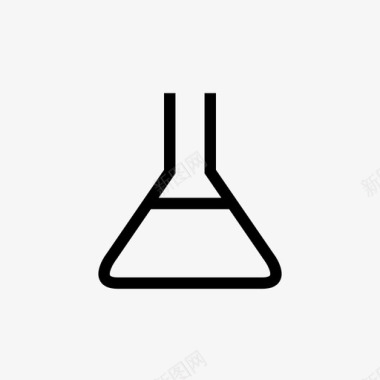 化学玻璃器材实验杯烧瓶烧杯生物学图标图标