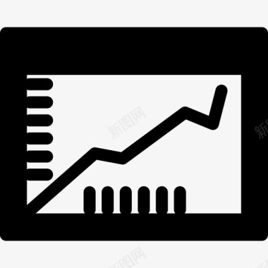 带防虫网圆内带上升线的图形业务seopack图标图标