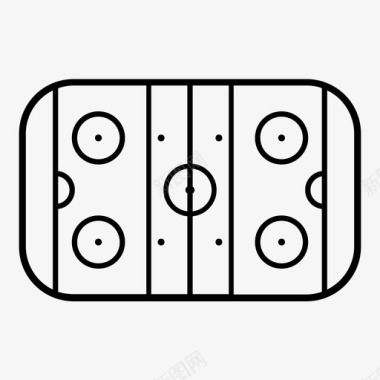 比赛用旗冰球场运动滑冰图标图标