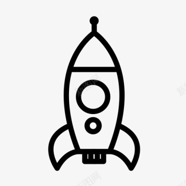 火箭起飞宇宙飞船图标图标