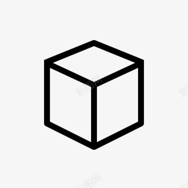 立方体加上灵感图标图标