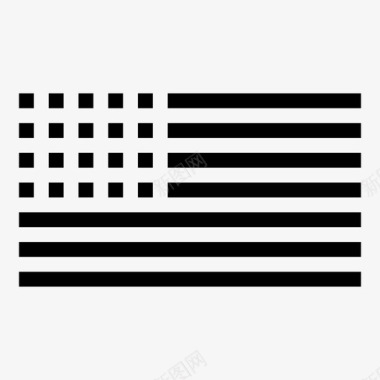 美国国旗星条旗美国图标图标