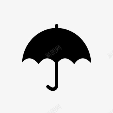 晴天图标雨伞晴天雨天图标图标