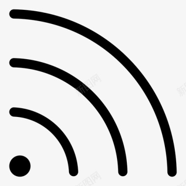 未连接网络wifi宽带连接图标图标