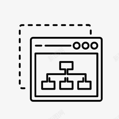 赞服务营销结构联合加图标图标