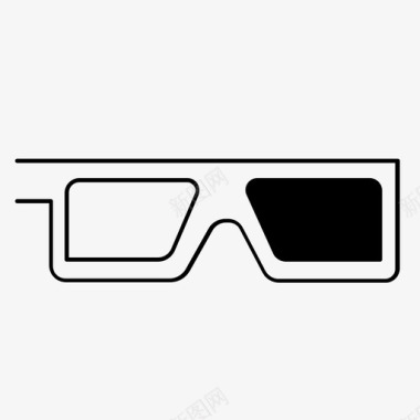 3d眼镜海报3d眼镜oculos无线图标图标