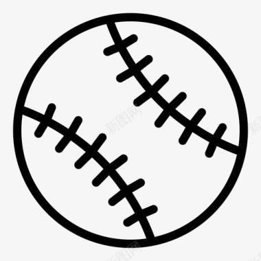 棒球物品游戏图标图标