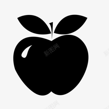 苹果物品饮食图标图标