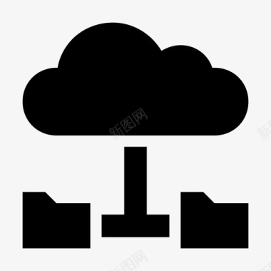 数据信息表格云文件夹在线活页夹共享文件图标图标