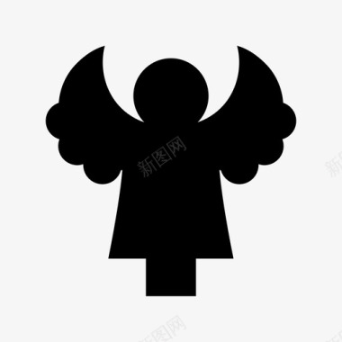 天使天使圣人力量图标图标