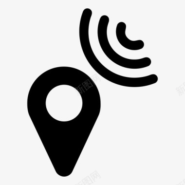 gps信号正常位置多个图标图标