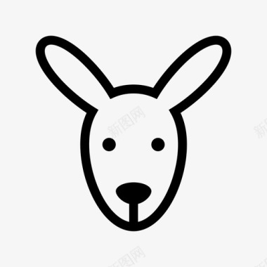 兔子动物吃胡萝卜的人图标图标
