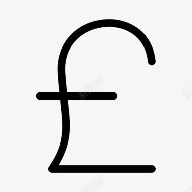 磅符号货币金融图标图标