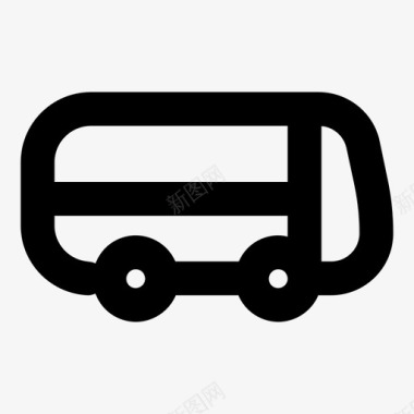 巴士沃尔沃交通图标图标