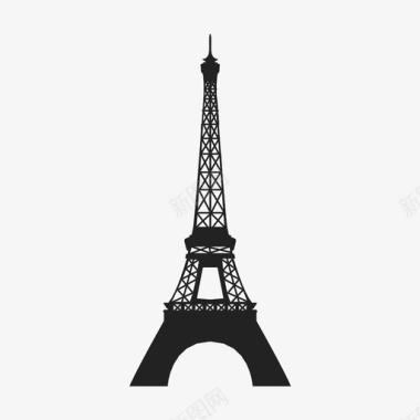 埃菲尔铁塔法国高耸图标图标