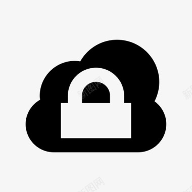 云计算云安全安全隐私代码图标图标