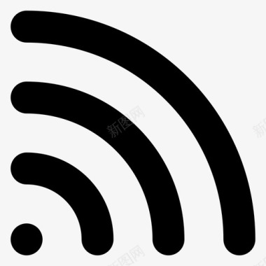 WiFi标志wifi连接互联网图标图标