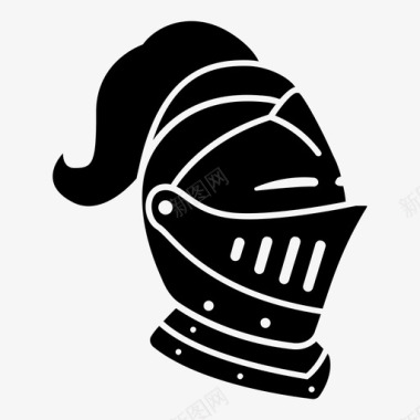 防护骑士盔甲骑士头盔皇家物品图标图标