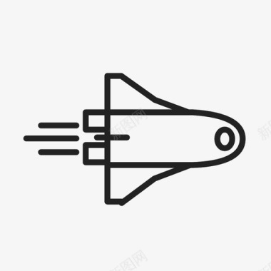 矢量太空太空火箭出售船图标图标