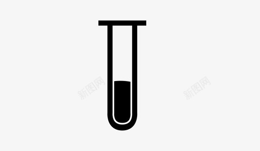 小生物试管视图开始图标图标