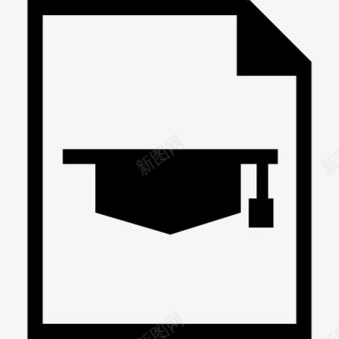 毕业论文帽教育学术1图标图标