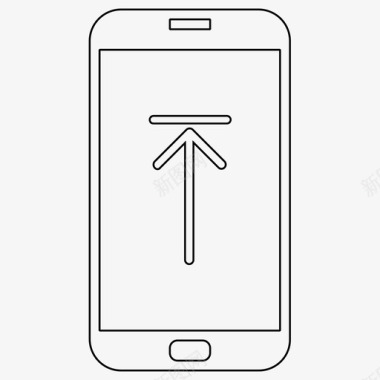 手机Up直图标智能手机上传三星手机上传图标图标