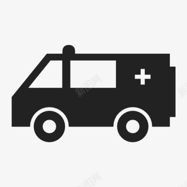医疗援助救护车慈善机构药品图标图标