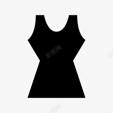 女式衣柜无袖无袖图标图标