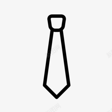 领带衬衫男士图标图标